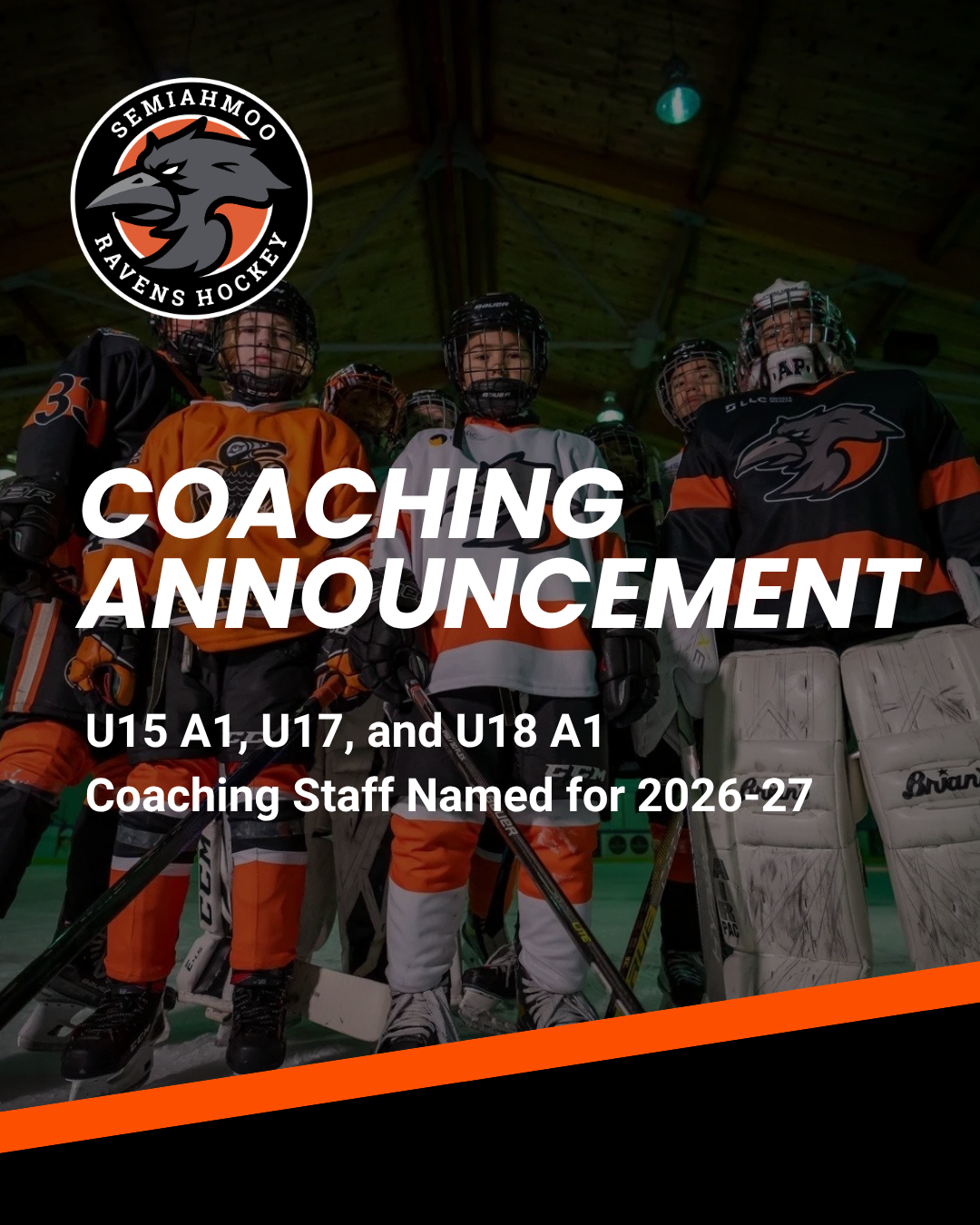 One Program, One Vision: Ravens Announce U18 Integrated Rep Coaching Staff for 2026–27